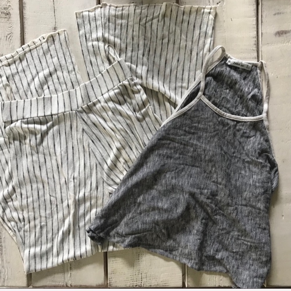 ❗️Last Chance NWOT Zara Culottes and Tank Top